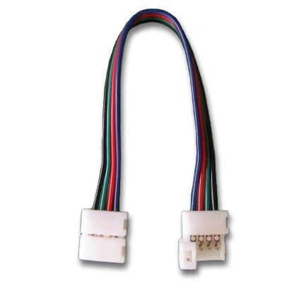 Двустранен Конектор за RGB LED Лента Тип SMD5050 - Затвори